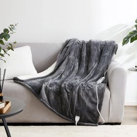Heated Blanket Electric Blanket Throw with 5 Heating Levels & 4 Hours Auto Off