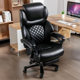 Big and Tall Office Chair 500 lbs, Extra Wide High Back Office Chair for Heavy People