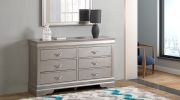 Glory Furniture Lorana G6500-D Dresser , Silver Champagne - as Pic