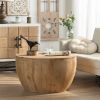 31.50"Vintage Style Bucket Shaped Coffee Table for Office, Dining Room and Living Room(Same SKU:W757P170149) - as Pic