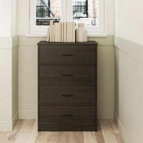 Classic 4 Drawer Dresser; Dark Oak; Espresso; Dove Grey; Antique Oak; Walnut; White - espresso