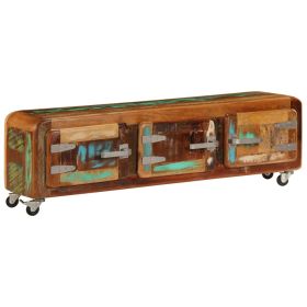 TV Stand 47.2"x11.8"x14.6" Solid Wood Reclaimed - Brown