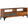 TV Stand 46.5"x13.8"x17.7" Solid Wood Reclaimed - Brown