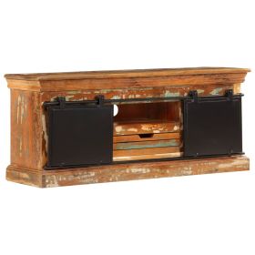 TV Stand 43.3"x11.8"x17.7" Solid Wood Reclaimed - Brown