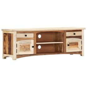 TV Stand 47.2"x11.8"x15.7" Solid Wood Reclaimed - Brown