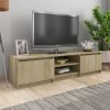 TV Stand Sonoma Oak 55.1"x15.7"x14" Engineered Wood - Brown