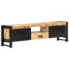 TV Stand 55.1"x11.8"x15.7" Rough Mango Wood - Brown