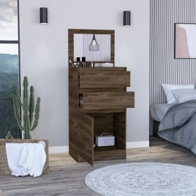 Dresser Asturias, Jewerly Box, Dark Walnut Finish - Dark Walnut