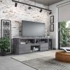 Techni Mobili Adjustable TV Stand Console for TV's Up to 65" - as pic