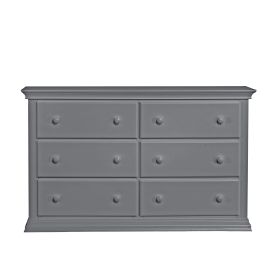 Universal 6 Drawer Dresser Gray - as pic
