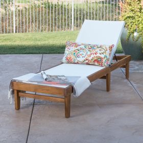 SUMMERLAND CHAISE LOUNGE - WHITE MESH - as Pic
