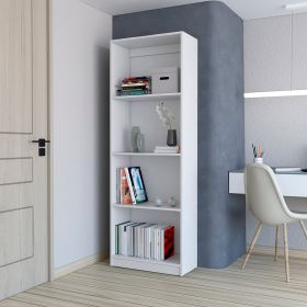 Bookcase Benzoni, Office, White - White