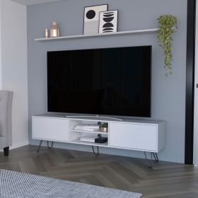 Tv Stand Franklin, Living Room, White - White
