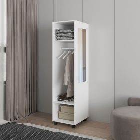 Wardrobe Devon, Bedroom, White - White