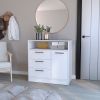 Drawer Dresser Torrey, Bedroom, White - White