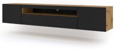 Aura - TV Stand 200 artisan oak / black - Default