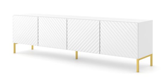 Surf 200 TV Stand white matt / white gloss - Default