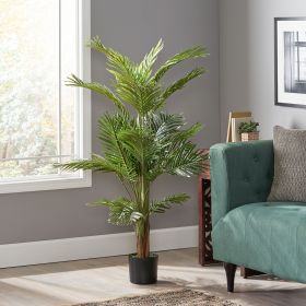 51 inch Artificial Palm Tree - Green - Iron+Plastic
