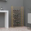 Wine Rack for 72 Bottles Gold Metal - Gold