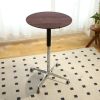 Movable Adjustable Bar Table Pub Table 360 Swivel Counter Bar Height Aluminum Star Base