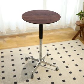 Movable Adjustable Bar Table Pub Table 360 Swivel Counter Bar Height Aluminum Star Base