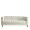 3-seater + 2-seater Combination sofa.BEIGE VELVET - as Pic