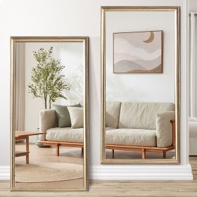 32"*71"Full body floor mirror - elegant frame design, durable structure - essential for bedrooms, clothing stores, salons - as Pic