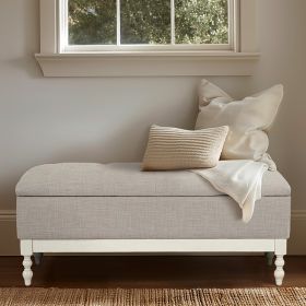Tufted Storage Bench - as Pic