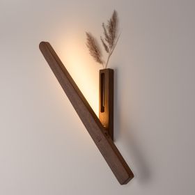 Creative Vase Lamp Walnut Wall Light, portable wall scone, Holiday Gifts - walnut