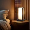 Table Lamp with Phone Charger, Bedside Lamp, Ambient Night Light Desk Lights for Living room Office desk - one-size