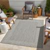 Sunshine GC_HAR2003 Silver 7 ft. 10 in. x 10 ft. 3 in. Indoor/Outdoor Area Rug - as Pic