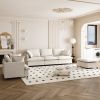 [New+Video] 3 Piece Living Room Sofa Set,Modular L Shaped Chenille Sectional Couch, 2 Colors - as Pic