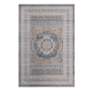 LOOM & LUXE Collection 5X7 Blue/Ivory /Medallion Non-Shedding Living Room Bedroom Dining Home Office Stylish and Stain Resistant Area Rug - as Pic