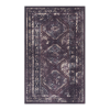 LOOM & LUXE 6x9 Area Rugs - Area Rugs for living room, bedroom, kitchen (Burgundy/Black, 6'x 9') - as Pic