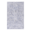 LOOM & LUXE 5x8 Area Rug - Area Rugs for living room, bedroom, kitchen (Blue/Cream, 5' x 8') - as Pic