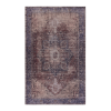 LOOM & LUXE Area Rugs 6x9 - Area Rugs for living room, bedroom, kitchen (Burgundy/Blue, 6' x 9') - as Pic