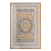 LOOM & LUXE Collection 5X7 Cream/Ivory /Medallion Non-Shedding Living Room Bedroom Dining Home Office Stylish and Stain Resistant Area Rug - as Pic