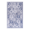 LOOM & LUXE Blue Area Rug 5x8 - Area Rugs for living room, bedroom, kitchen (Blue, 5' x 8') - as Pic