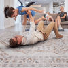 LOOM & LUXE Collection 2X3 Cream/Ivory/Bordered Non-Shedding Living Room Bedroom Dining Home Office Stylish and Stain Resistant Area Rug - as Pic