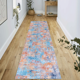 LOOM & LUXE 2'6''x10' Runner - Area Rugs for living room, bedroom, kitchen, dining room rug (Multi, 2'6''x10') - as Pic