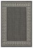 Sunshine GC_HAR2002 Anthracite 7 ft. 10 in. x 10 ft. 3 in. Indoor/Outdoor Area Rug - as Pic