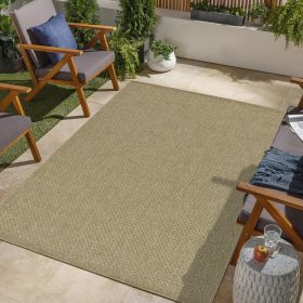 Earth GC_NTL1004 Jute/Jute 7 ft. 10 in. x 10 ft. 3 in. Indoor/Outdoor Area Rug - as Pic