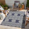 Sunshine GC_HAR2022 Blue 7 ft. 10 in. x 10 ft. 3 in. Indoor/Outdoor Area Rug - as Pic