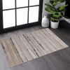 LOOM & LUXE Collection 2X3 Brown /Striped Non-Shedding Living Room Bedroom Dining Home Office Stylish and Stain Resistant Area Rug - as Pic