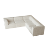 106*106" Chenille Modular L Shaped Sectional Sofa,Luxury Floor Couch Set,Upholstered Indoor Furniture,Foam-Filled Compressed Sofa