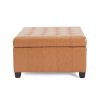 ISABELLA Storage Ottoman, PU - as Pic