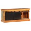 TV Stand 43.3"x11.8"x17.7" Solid Wood Reclaimed - Brown