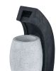 10x8.1x23.4" Black and White Water Fountain with Vase Design, with Light and Pump, for Indoor and Outdoor - as Pic