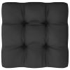 7 Piece Patio Lounge Set with Cushions Solid Pinewood - White