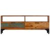 TV Stand 46.5"x13.8"x17.7" Solid Wood Reclaimed - Brown